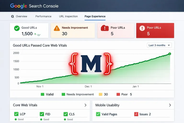 Google Search Console Dashboard – mironsoft