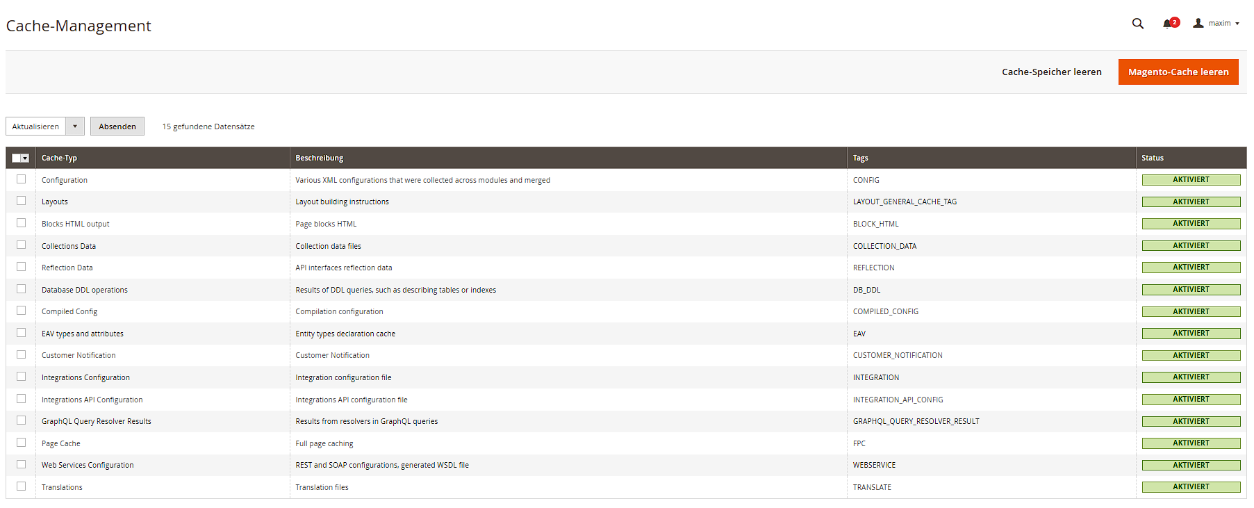 Cache leeren nicht vergessen. mironsoft.de