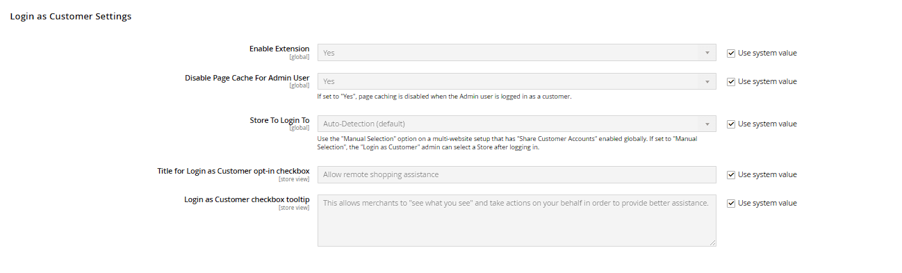 LoginasCustomer