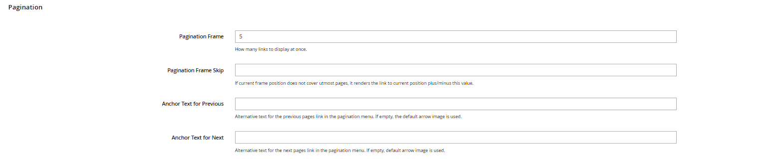 pagination