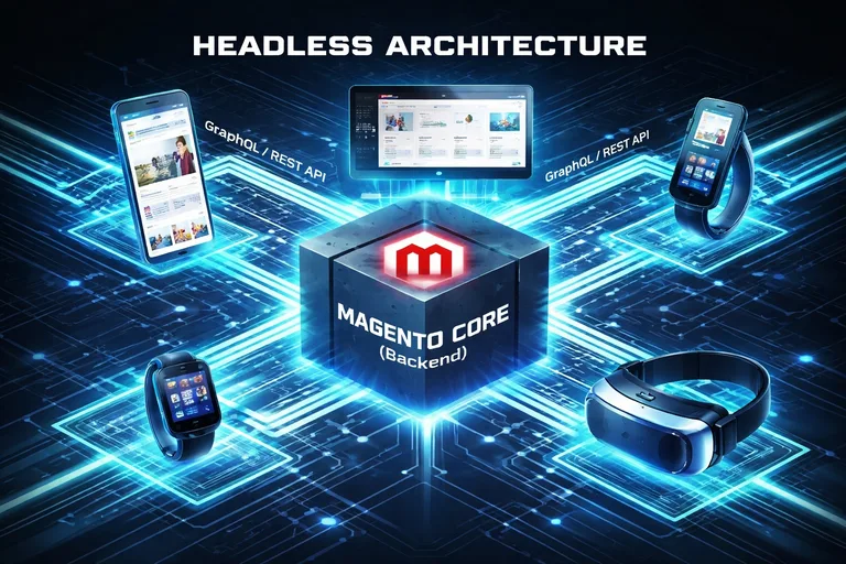 Die Headless-Architektur visualisiert