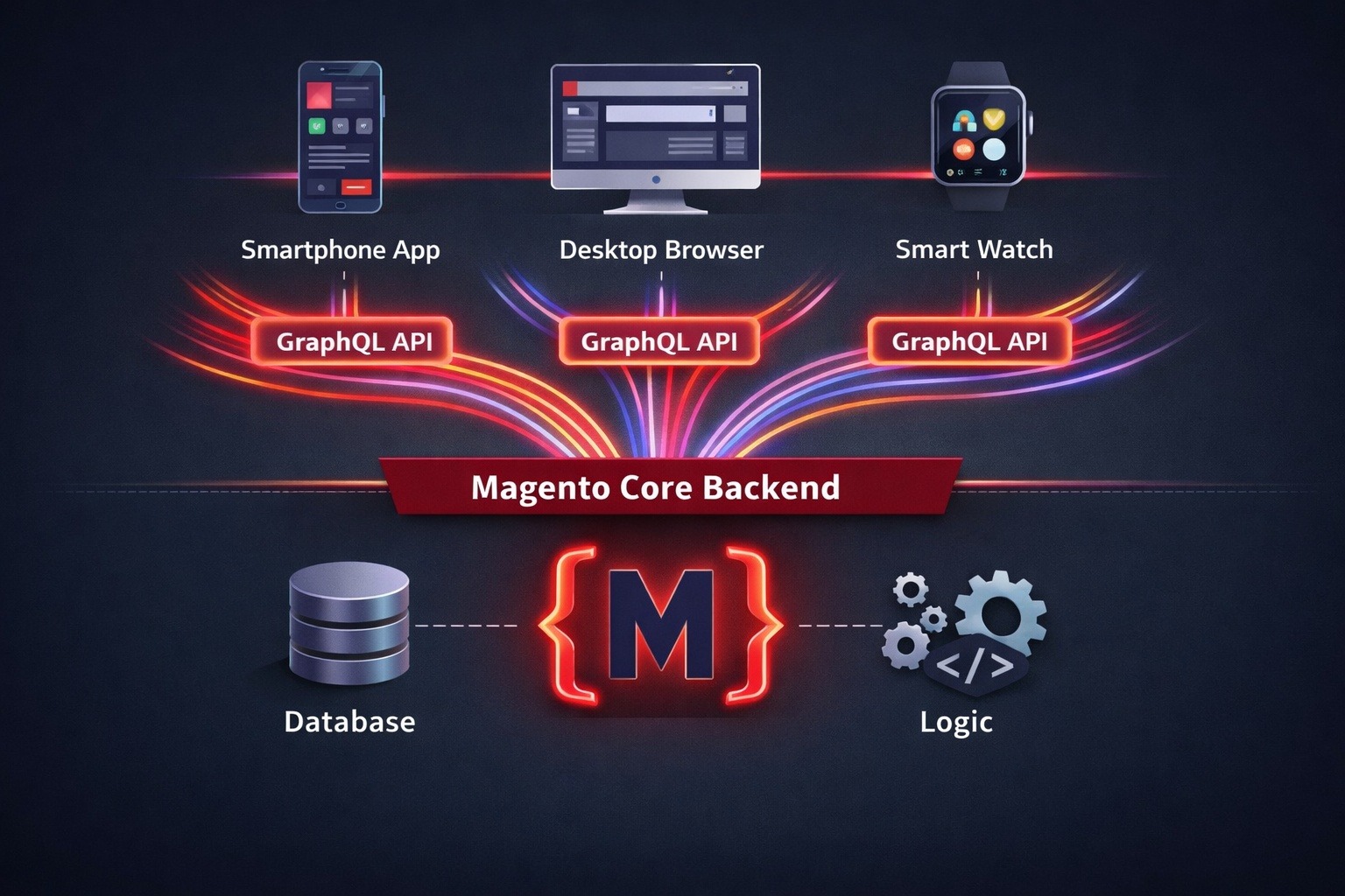 Headless Architektur Visualisierung - mironsoft