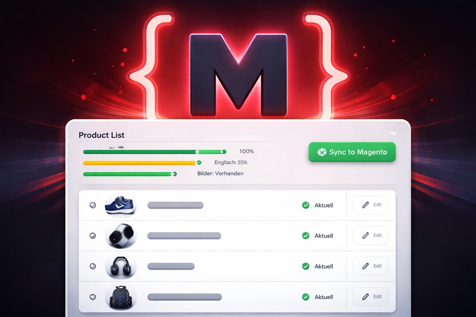 Das Dashboard der Vollständigkeit