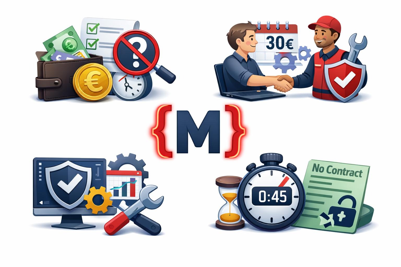 Keine versteckten Kosten: Unser Wartungsversprechen - mironsoft