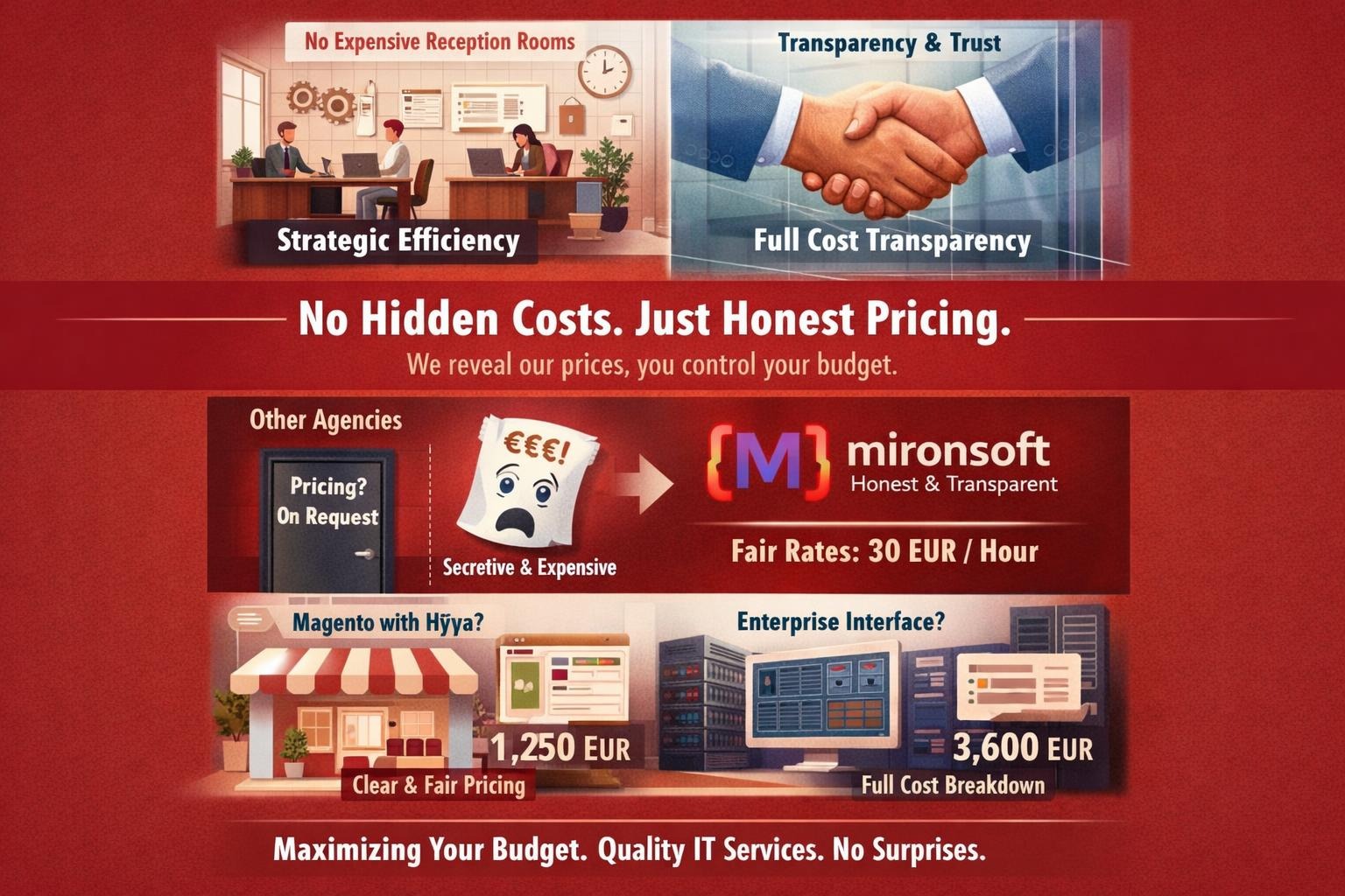 Transparenz als Basis für Dein Vertrauen - mironsoft