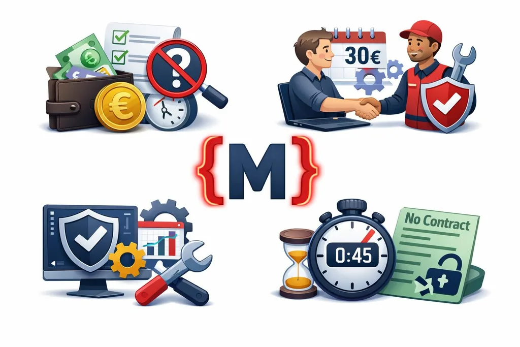 No hidden costs: our maintenance promise